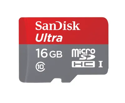 Kartë e memories SanDisk, microSDHC 16GB - 1