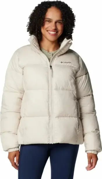 Xhaketë Columbia Puffect II Full Zip W, për femra, poliestër, bezhë