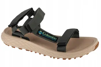 Sandale për meshkuj Columbia Konos Globetrot M, taban gome, mbyllje me shul, gri