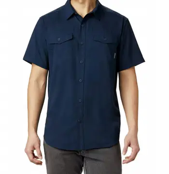 Këmishë për meshkuj Columbia Utilizer II Solid, mëngë të shkurtra, Omni Wick, poliester