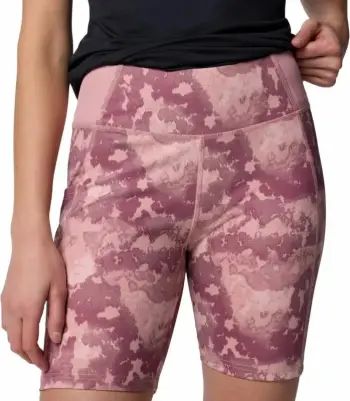 Pantallona të shkurtra Columbia Boundless Trek 1/2 Tight W, për femra, sport, rozë