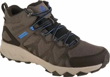 Këpucë trekking Columbia Peakfreak II Mid Outdry M, lëkurë dhe material sintetik, taban antirrëshqitës, gri