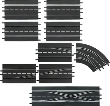 Set aksesorë Carrera, 9 elemente, të zi