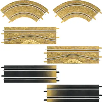 Set për zgjatjen e pistave Carrera 20061643, 6 copë
