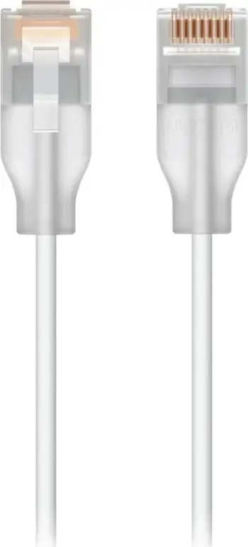 Kabllo rrjeti Ubiquiti UACC-Cable-Patch-EL-1M-W, Cat6, 1m, Translucent