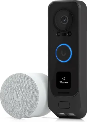 Zilë dere Ubiquiti UVC-G4 Doorbell Pro PoE-Kit, e zezë