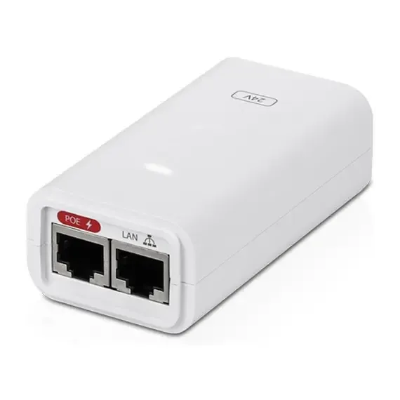 Mbushës Ubiquiti Poe2412Wwh Poeinjektor, Bardhë - 3