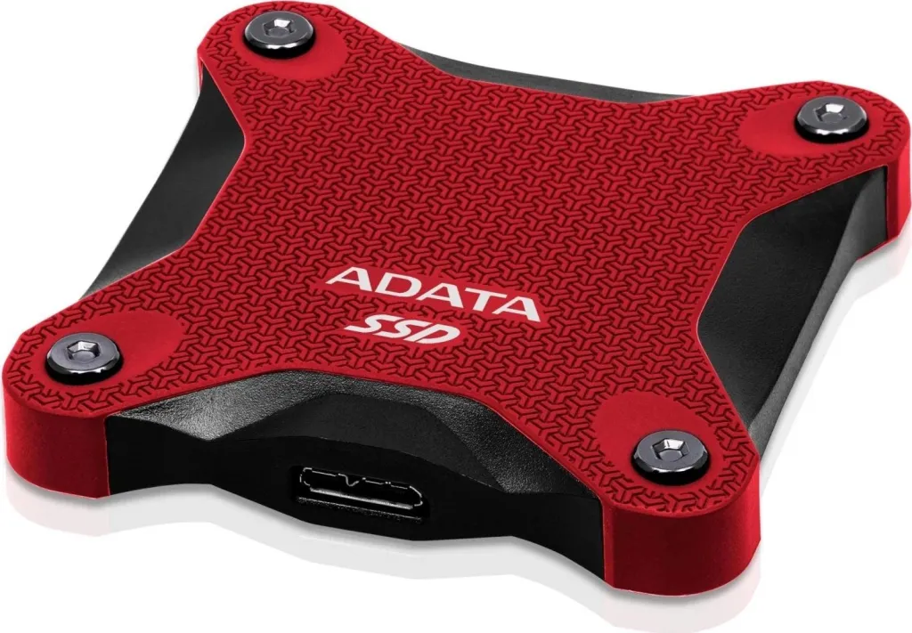 SSD i jashtëm ADATA SD620, 512GB, USB, i zi e kuqe - 2
