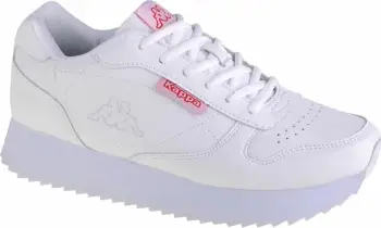 Këpucë për femra Kappa Base II PF 242492PF-1010, të ulëta, taban gome, të bardha