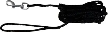 Litar për qen Trixie, nylon 5 m × 5 mm, i zi