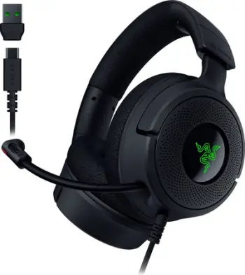 Kufje Razer Kraken V4X, për lojtarë, ngjyrë e zezë