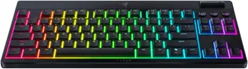 Tastierë gaming Razer BlackWidow V4 Low Profile Tenkeyless, wireless HyperSpeed, me roller multifunksional, e zezë