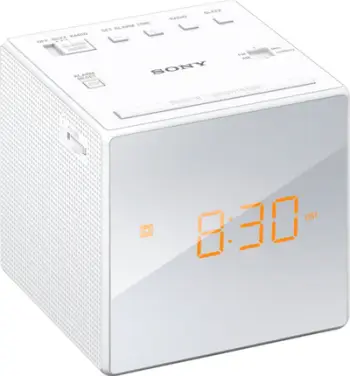 Orë për alarm SONY ICF-C1, e bardhë