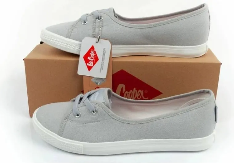 Këpucë femra Lee Cooper, të hirit - 10