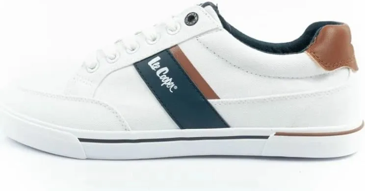 Këpucë për meshkuj Lee Cooper, të bardha - 2