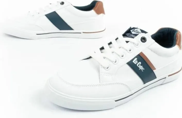 Këpucë për meshkuj Lee Cooper, të bardha - 8