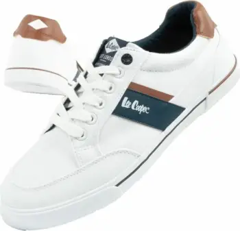 Këpucë për meshkuj Lee Cooper, të bardha
