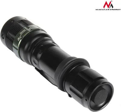 Set Maclean për biçikletë, llambë 200 lumen + set karikues, i zi - 2