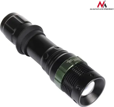 Set Maclean për biçikletë, llambë 200 lumen + set karikues, i zi - 22