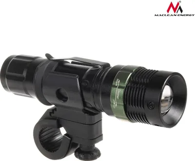 Set Maclean për biçikletë, llambë 200 lumen + set karikues, i zi - 7