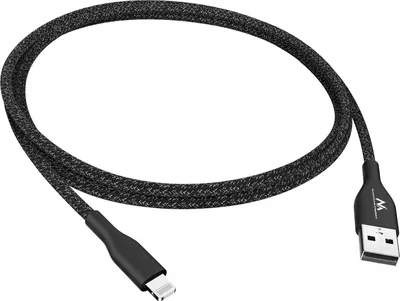 Kabllo USB Maclean MCE845B, USB A në Lightning, 1 m, e zezë - 2
