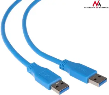 Kabllo Maclean (MCTV-582) USB-A - USB-A, 1.8m, e kaltër