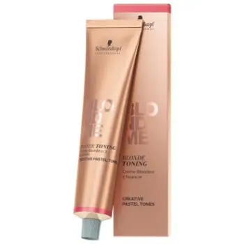 Ngjyrë për flokë Schwarzkopf Blondme Toning, Steel Blue, 60 ml