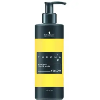 Maskë për flokë të ngjyrosur Schwarzkopf ChromaID, Yellow, 280 ml
