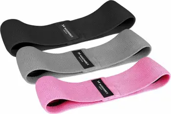 Set shirita rezistence Wozinsky WFB-01, 3 nivele force, tekstil, shumëngjyrëshe