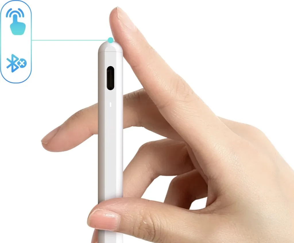 Stylus Wozinsky WRA-08 për iPad, USB-C Fast Charging, Bardhë - 4