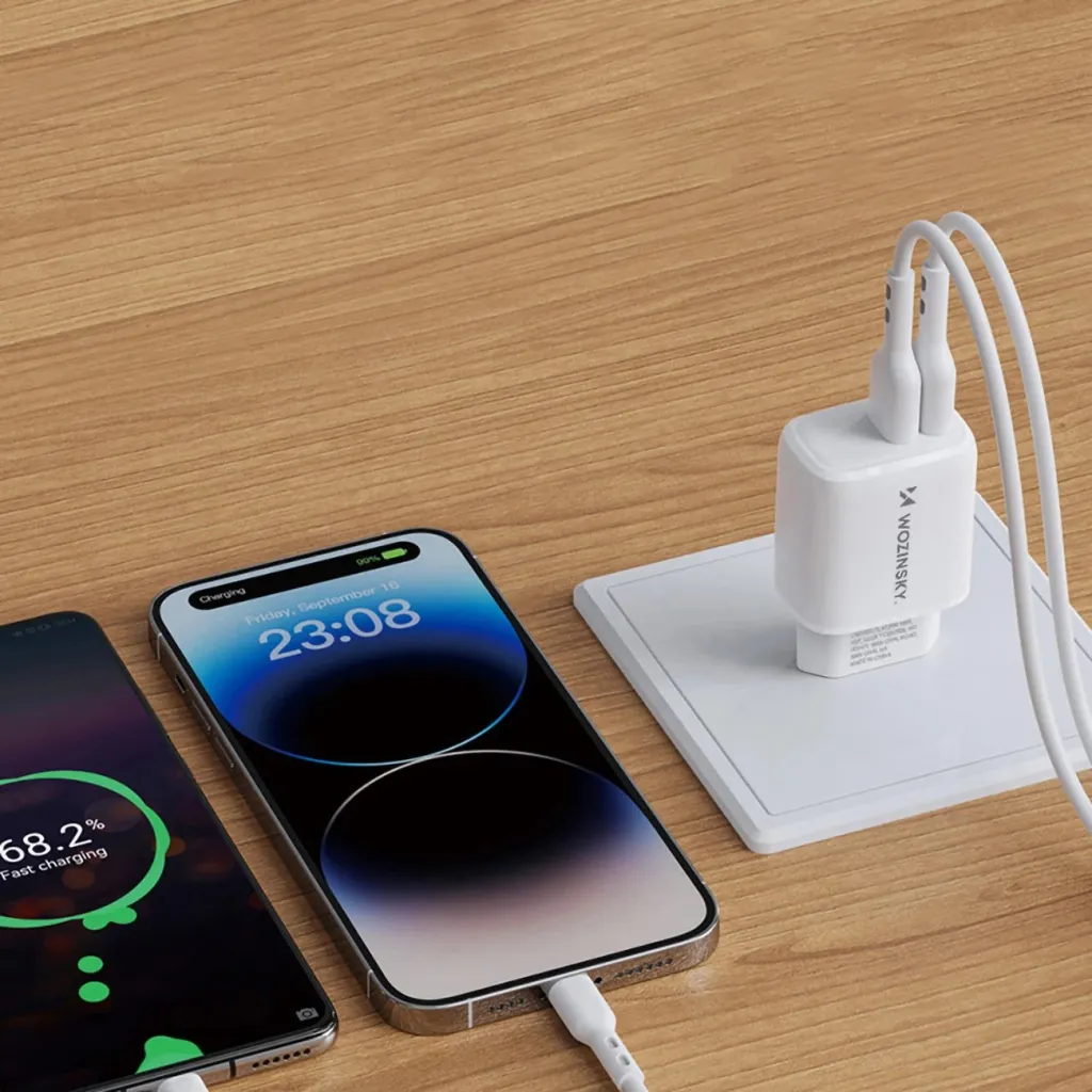 Karikues muri Wozinsky CUWCW, 2 x USB-A, 2.4A, i bardhë - 13
