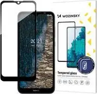Xham mbrojtës Wozinsky Full Glue për Nokia C20 C10, mbulim i plotë ekrani, kornizë e zezë