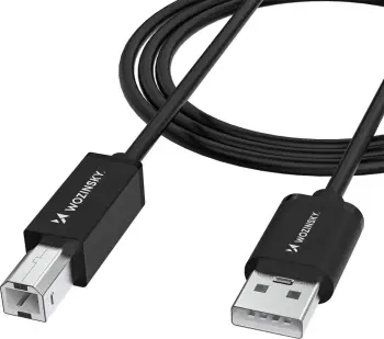 Kabllo USB Wozinsky WKDDY3S, USB-B në USB-A, 2m, 480 Mb/s, i zi