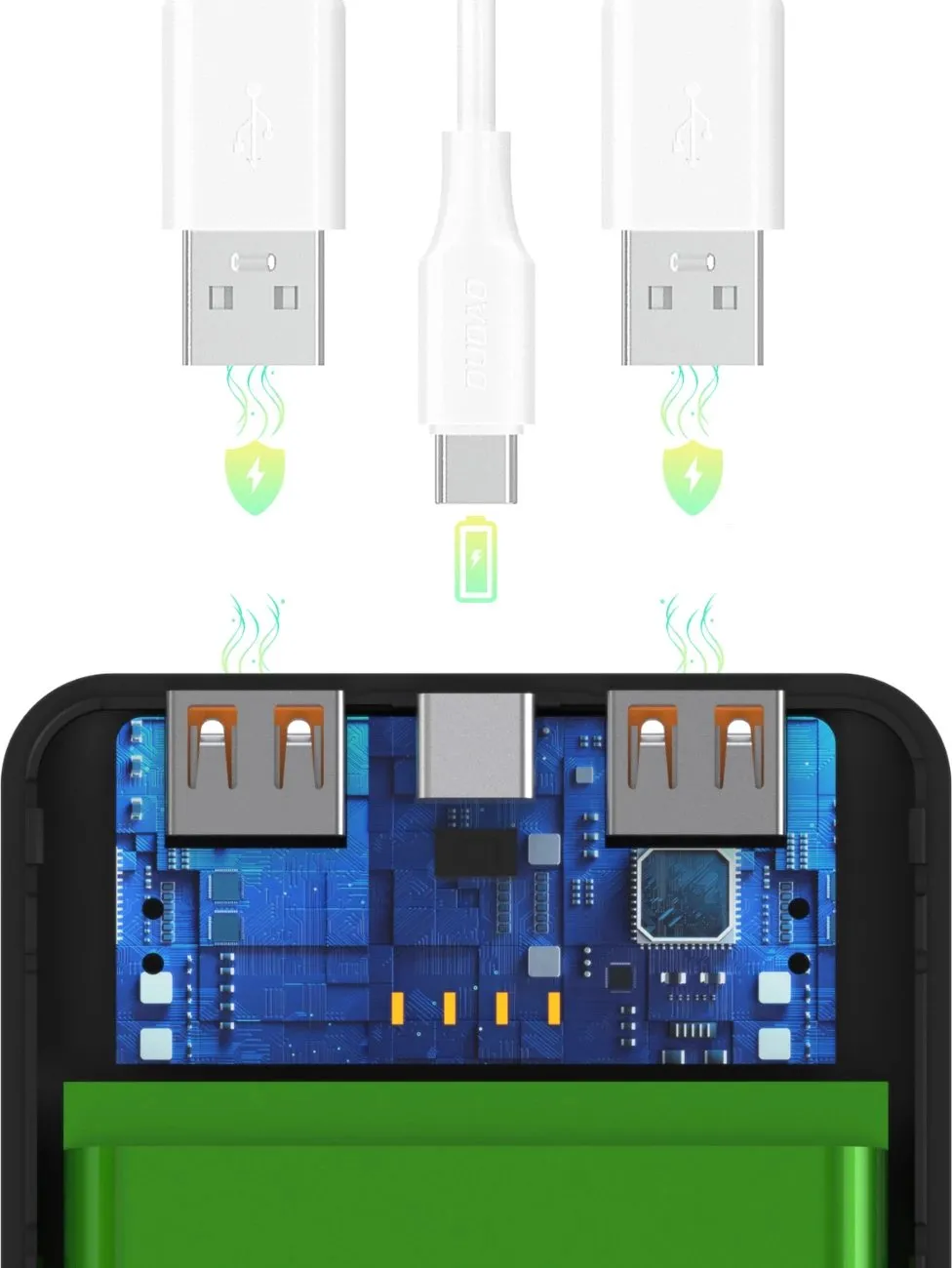 Power bank Wozinsky Wpower, 10000mAh, 10W, i zi - 4