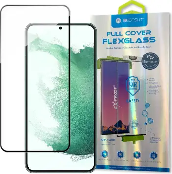Xham mbrojtës Wozinsky 3D Edge Nano Flexi Glass për Samsung Galaxy S22 Plus, mbulim i plotë ekrani, transparent
