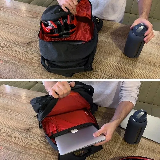 Çantë biçiklete/shpinore Wozinsky WBB30BK, 30L, e zezë - 12
