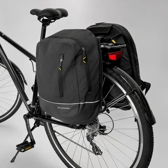 Çantë biçiklete/shpinore Wozinsky WBB30BK, 30L, e zezë - 10