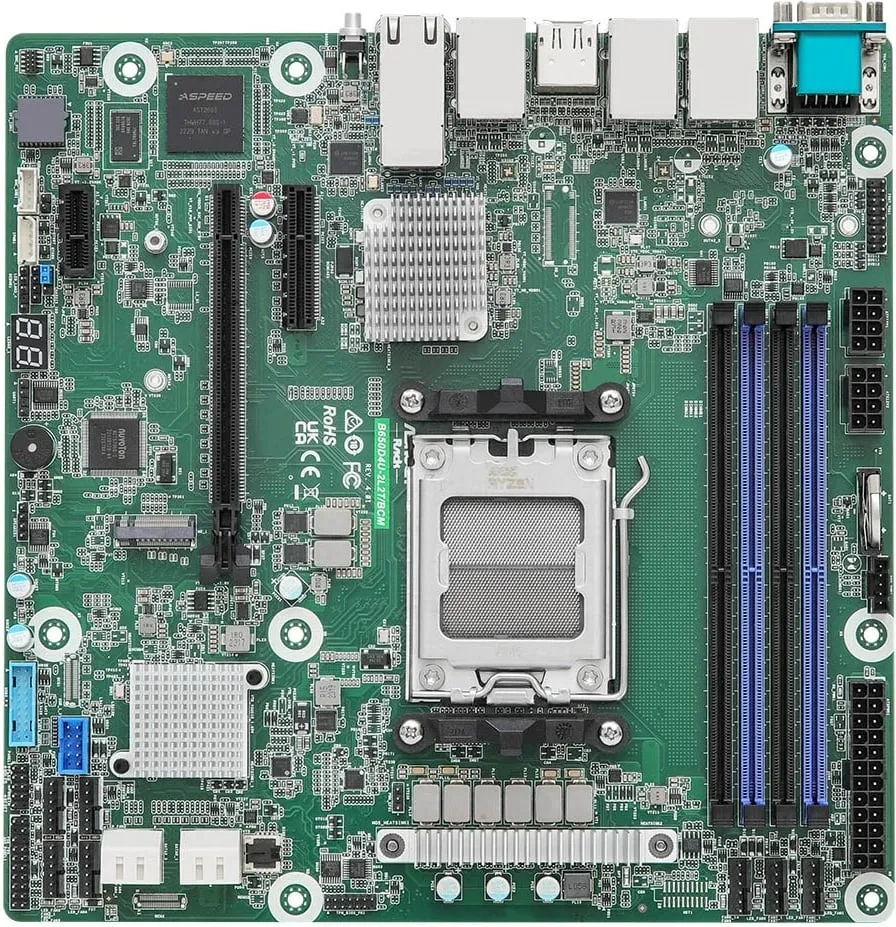 Pllakë amë Asrock B650D4U-2L2T/BCM, Socket AM5, micro ATX - 1