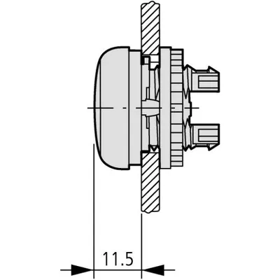 Kokë llambe Eaton M22-LY, e verdhë - 3