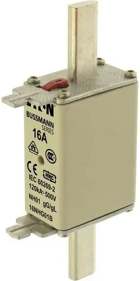Lidhës siguresash Eaton NH1, 25 A gL/gG, 500 V