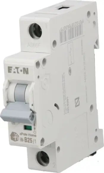 Ndërprerës Eaton Miniature 1P B 25A 6kA AC xPole Home HN-B25 / 1