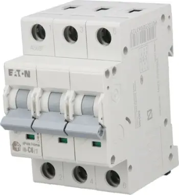 Siguresë Eaton xPole Home HN - C6 / 3, 3P, C, 6 A, 6kA, AC