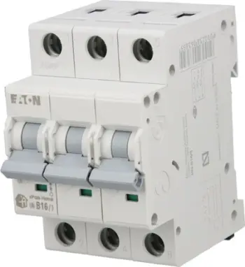 Ndërprerës qarku Eaton 3P B 16A 6kA AC xPole Home HN-B16 / 3
