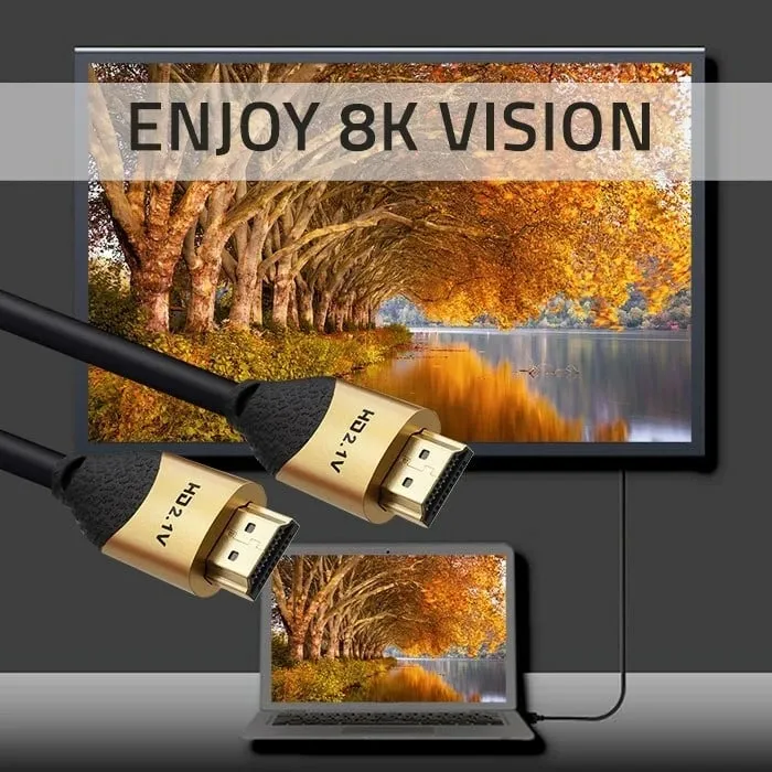 Kabllo HDMI Qoltec 50357, Ultra high speed 8K, 5m, Ari - 4