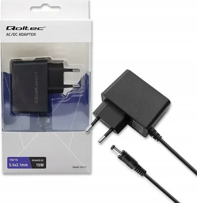 Furnizues energjie Qoltec Plug in, 15W, 15V 1A, i zi - 6