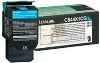 Toner për printer Lexmark 0C544X1CG, cyan