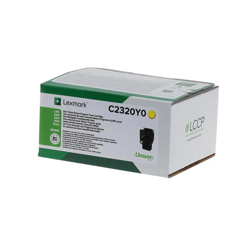 Toner Lexmark C2320Y0 – Verdhë - 1