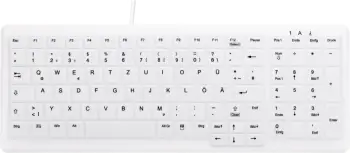 Tastierë Cherry AK-C7000, USB, Scissor key switch, QWERTZ, Bardhë