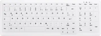 Tastierë Cherry AK-C7000, Wireless, RF, QWERTZ, Bardhë