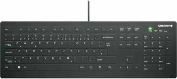 Tastierë mjekësore Cherry AK-C8112, Full-size, Wired, USB, IP68, e zezë, e bardhë